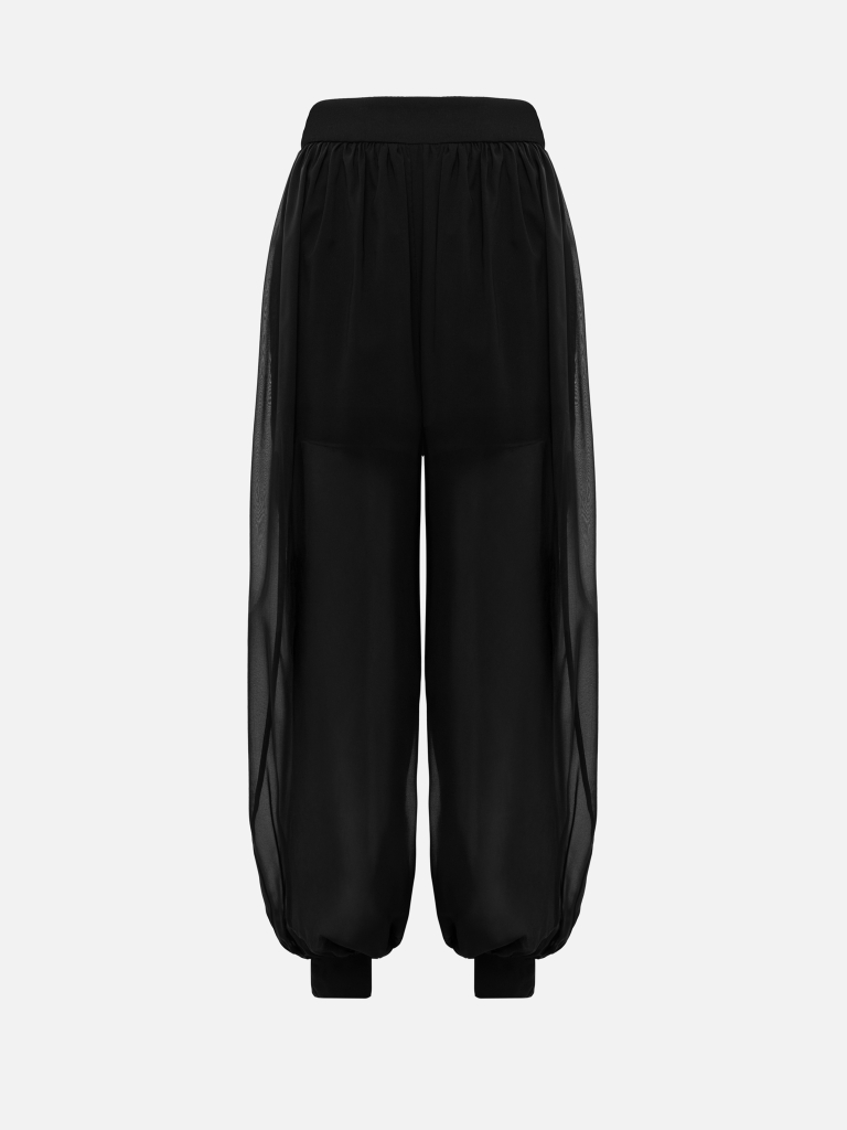 Lightweight trousers with wide cuffs