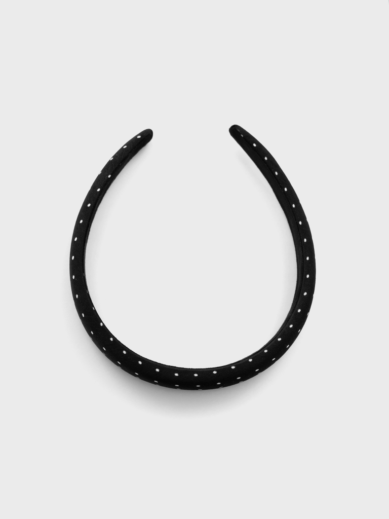 Voluminous polka dot headband 
