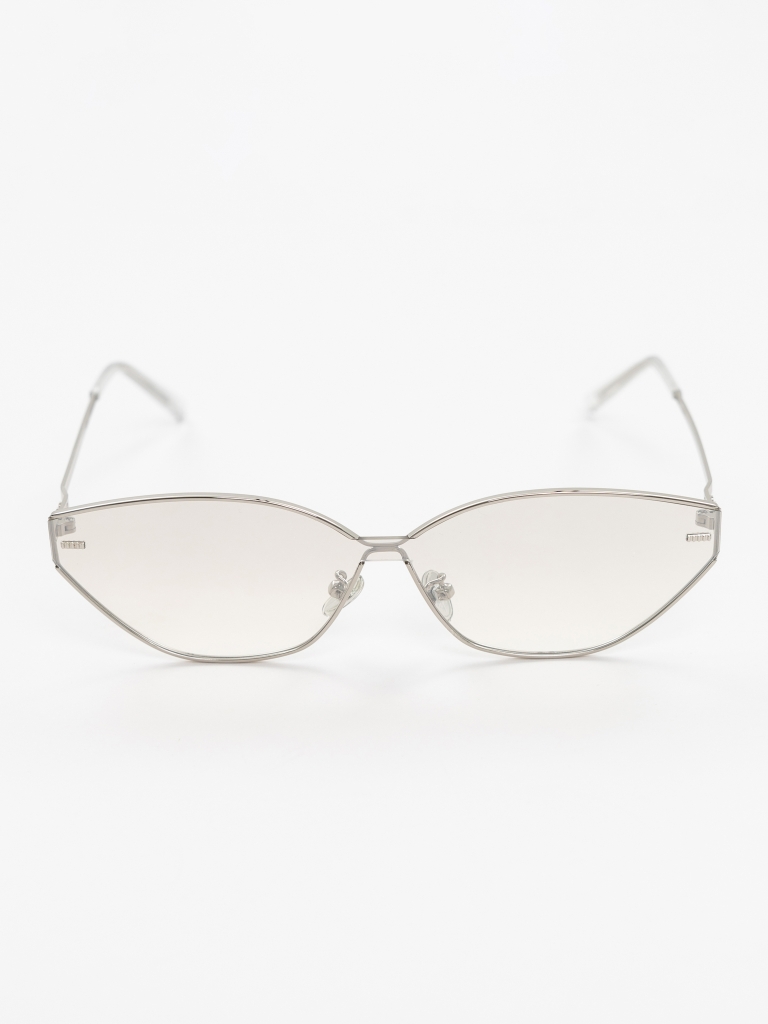 Ovale Mode-Sonnenbrille mit Metallrahmen