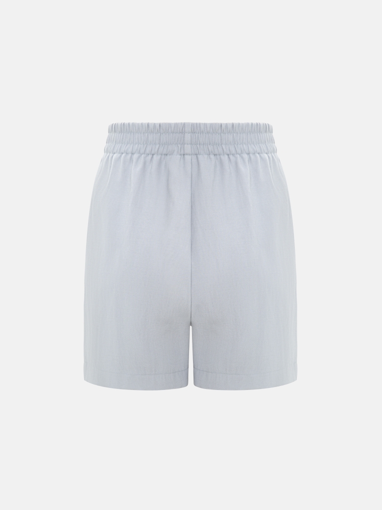 Sports shorts with a wide waistband