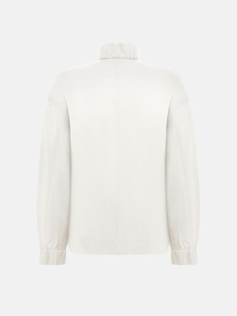 Veste de sport à boutons-pression
