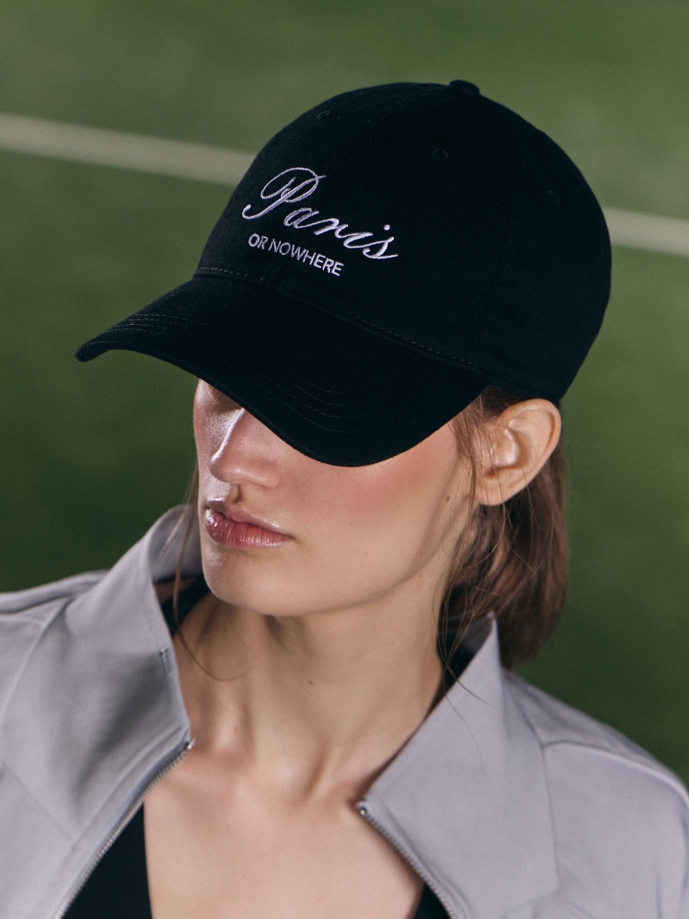 Cap with lettering