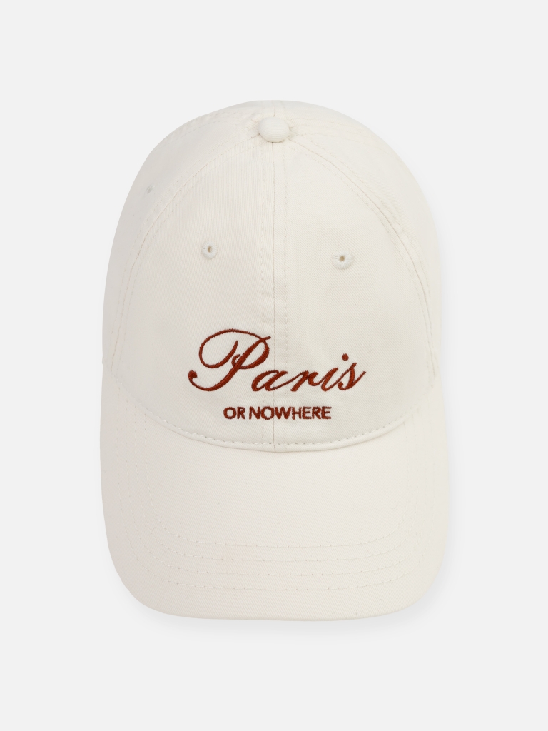 Cap with lettering