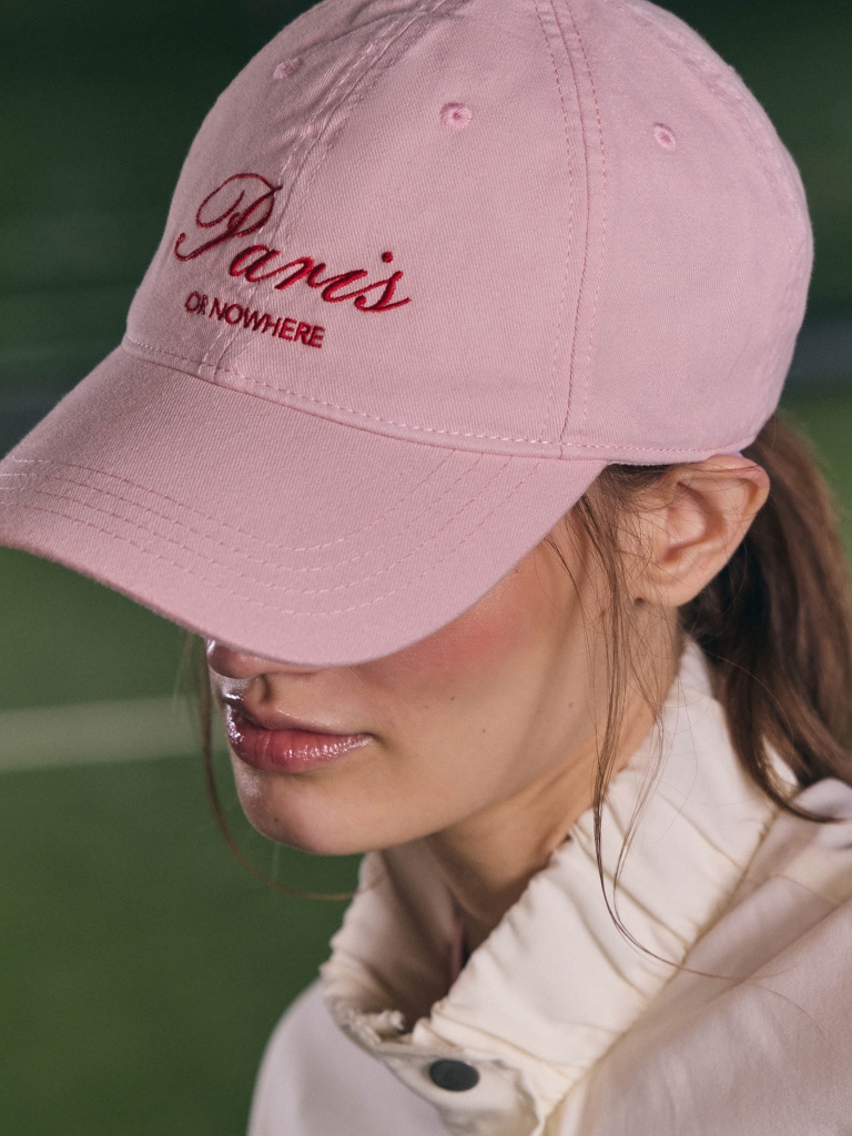 Cap with lettering