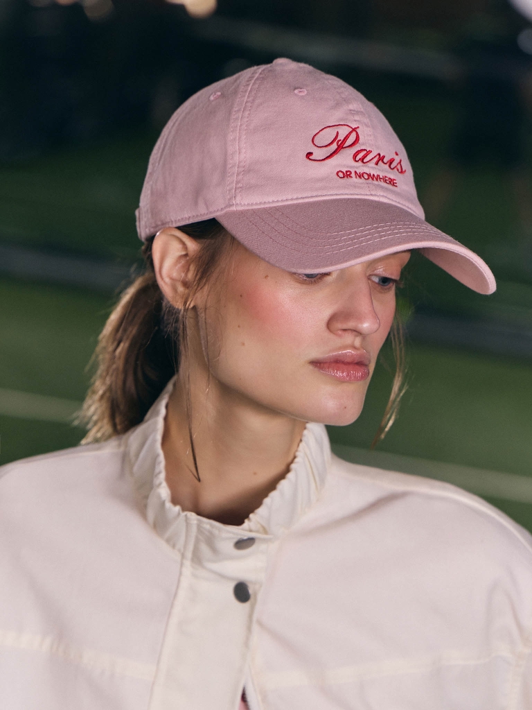 Cap with lettering