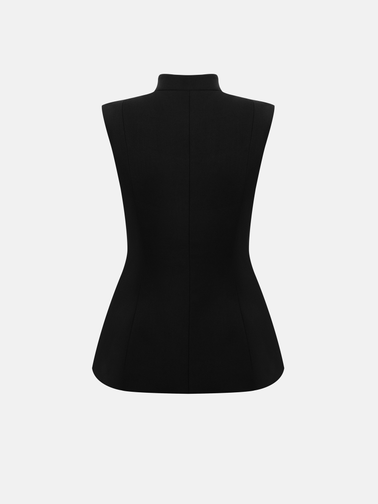 Fitted hussar-style waistcoat