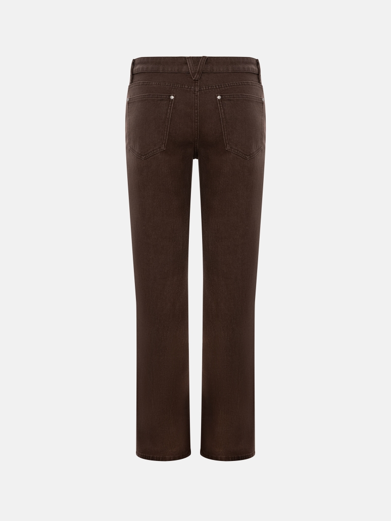 Loose-fitting low-rise jeans
