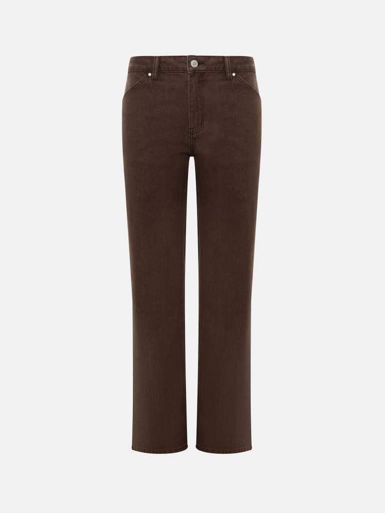 Loose-fitting low-rise jeans