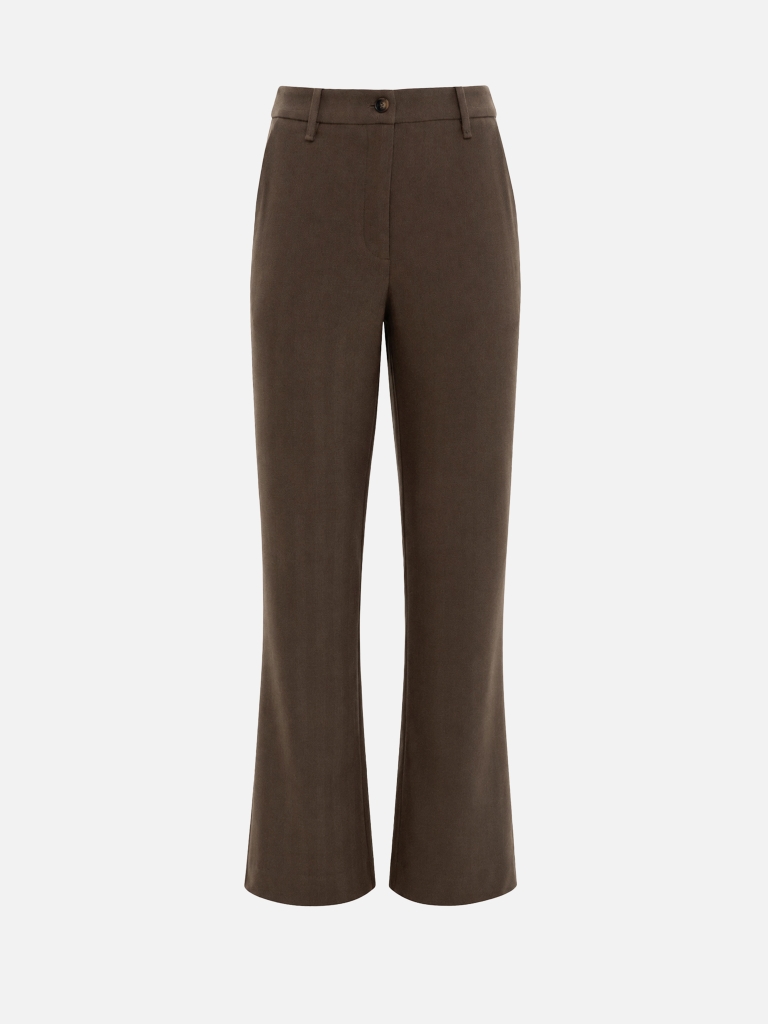 Flared suiting trousers