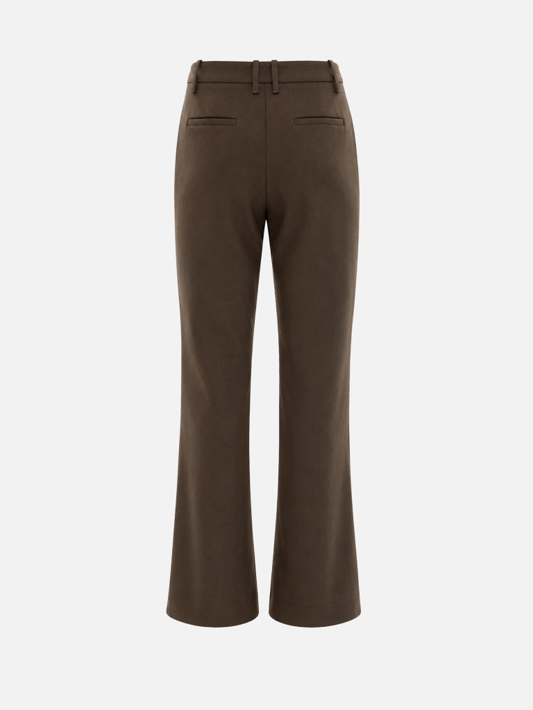 Flared suiting trousers