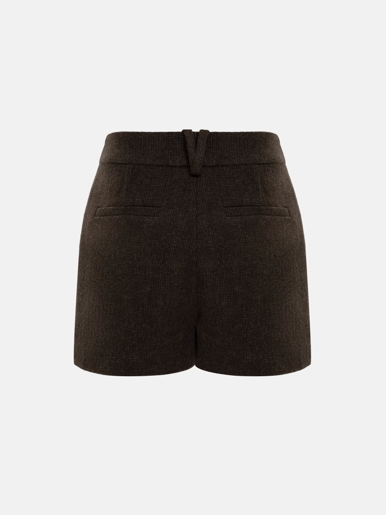 Woollen mini shorts
