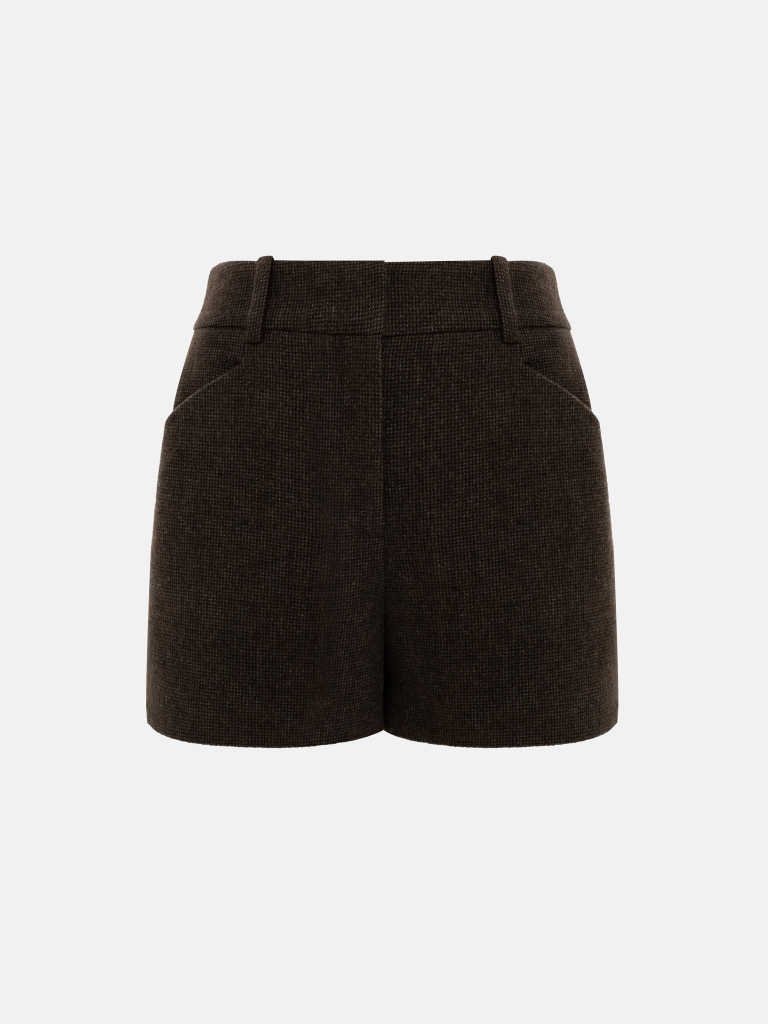 Woollen mini shorts