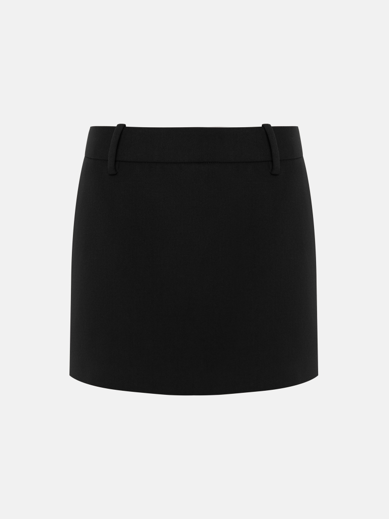 A-silhouette mini skirt