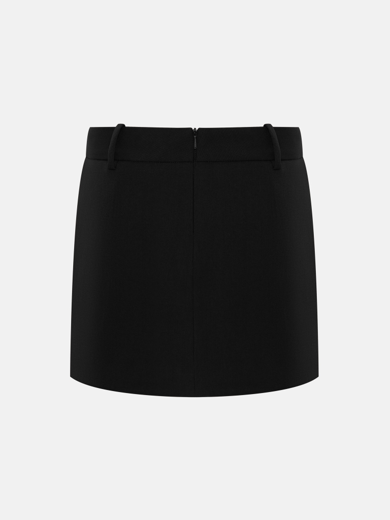A-silhouette mini skirt