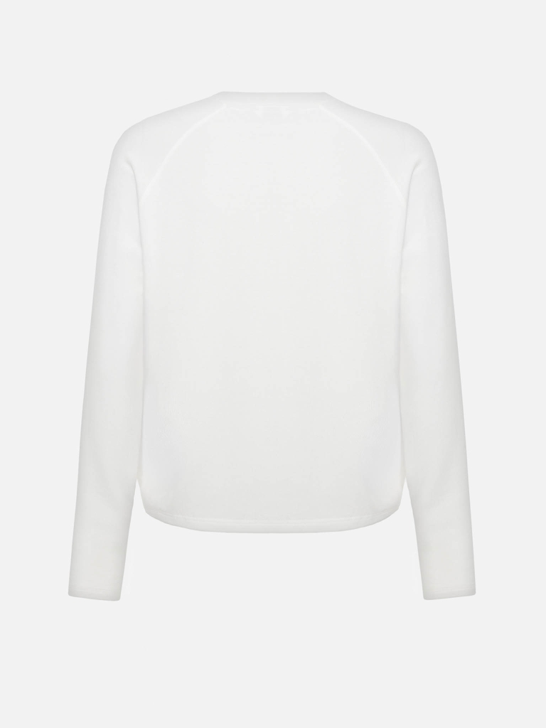Oversized viscose longsleeve with a contrasting print