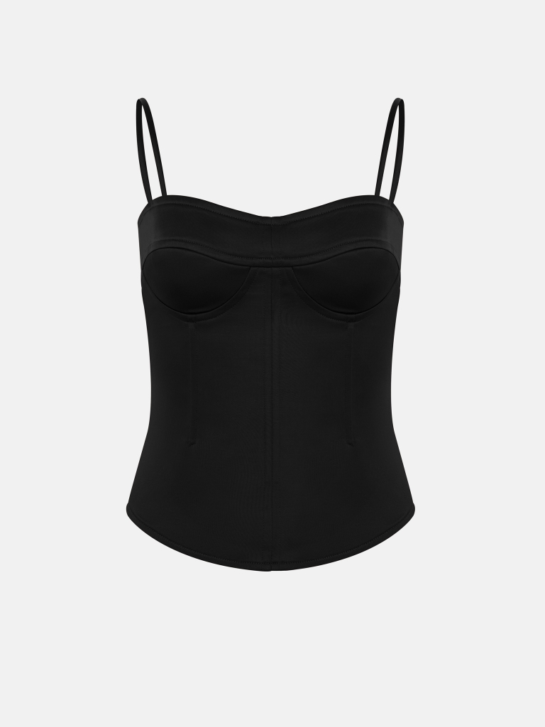 Corset-style top