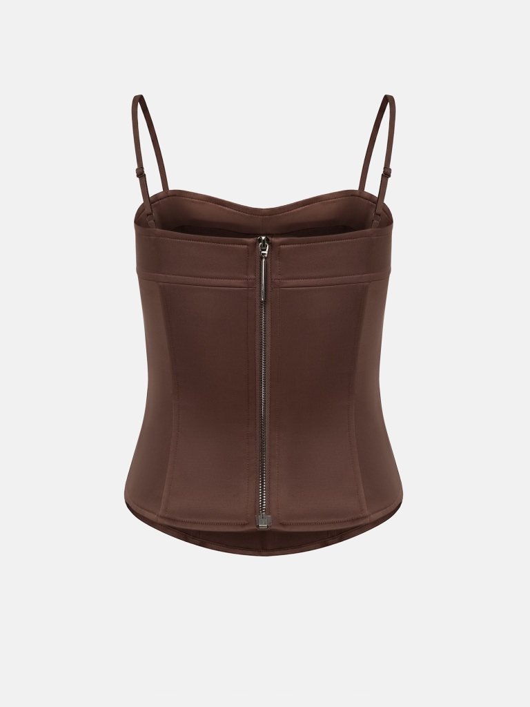 Corset-style top