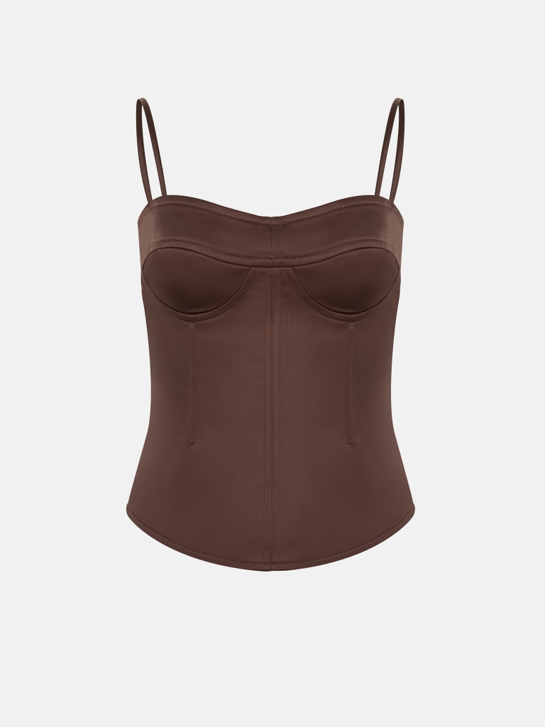 Corset-style top