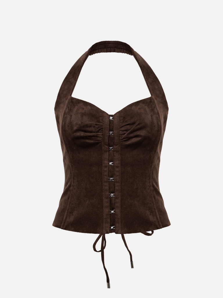 Corset with wide straps