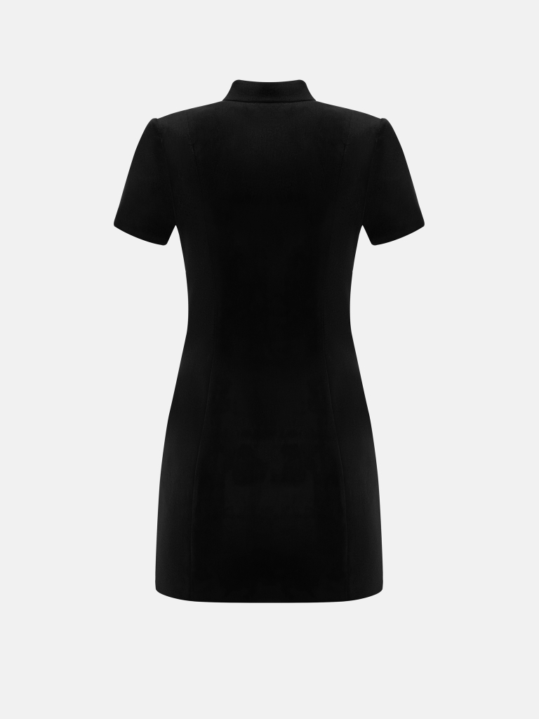 Velvet mini dress