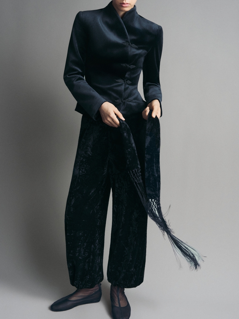 Velvet sash
