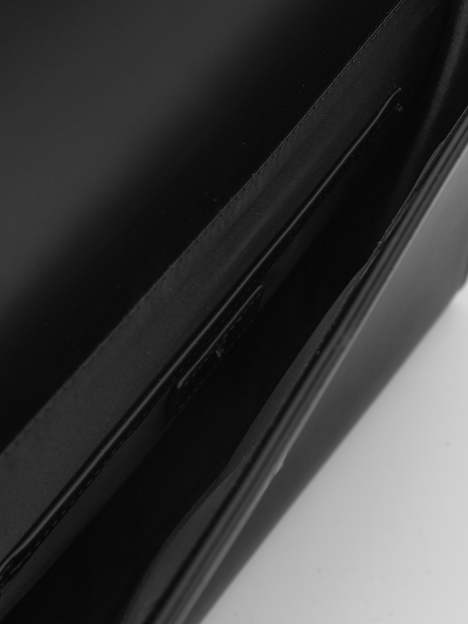 Vegan-leather briefcase