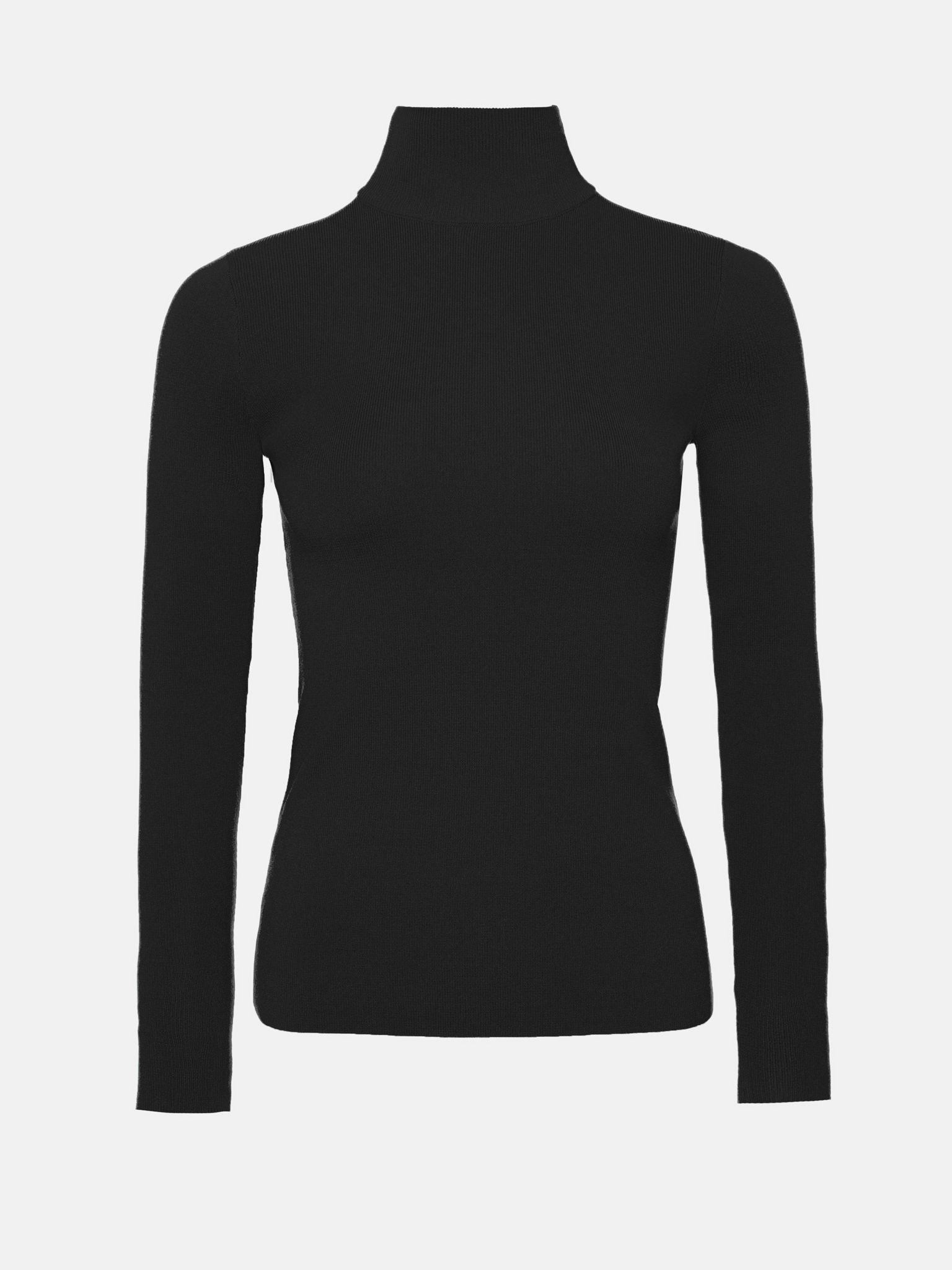 Soft-jersey turtleneck sweater
