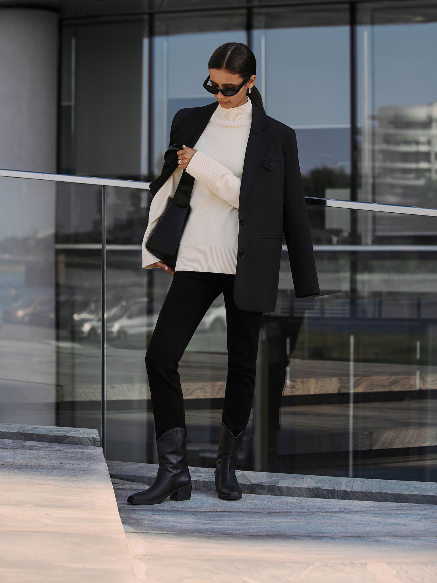 Pullover aus Jersey in Übergröße