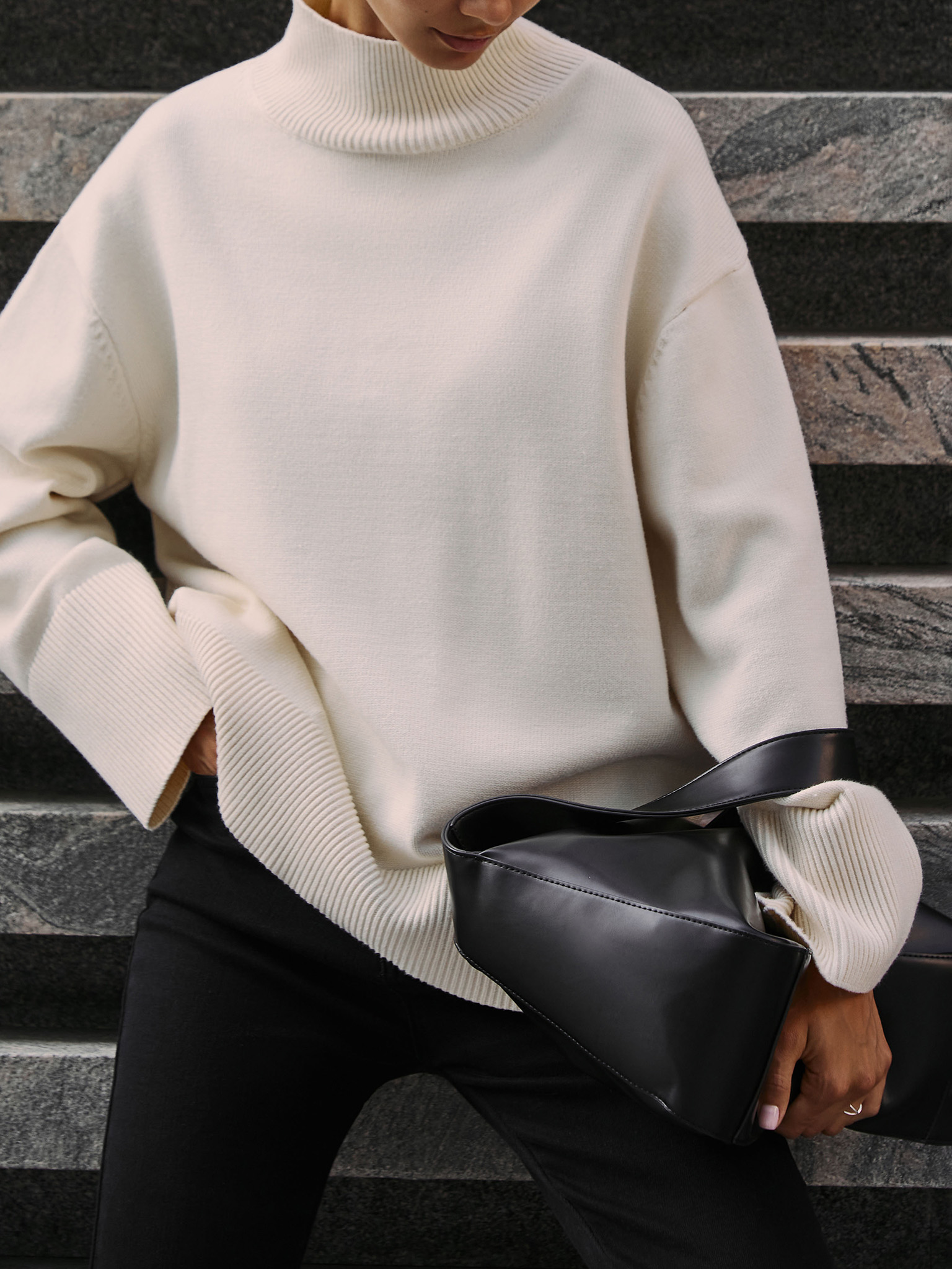 Pullover aus Jersey in Übergröße