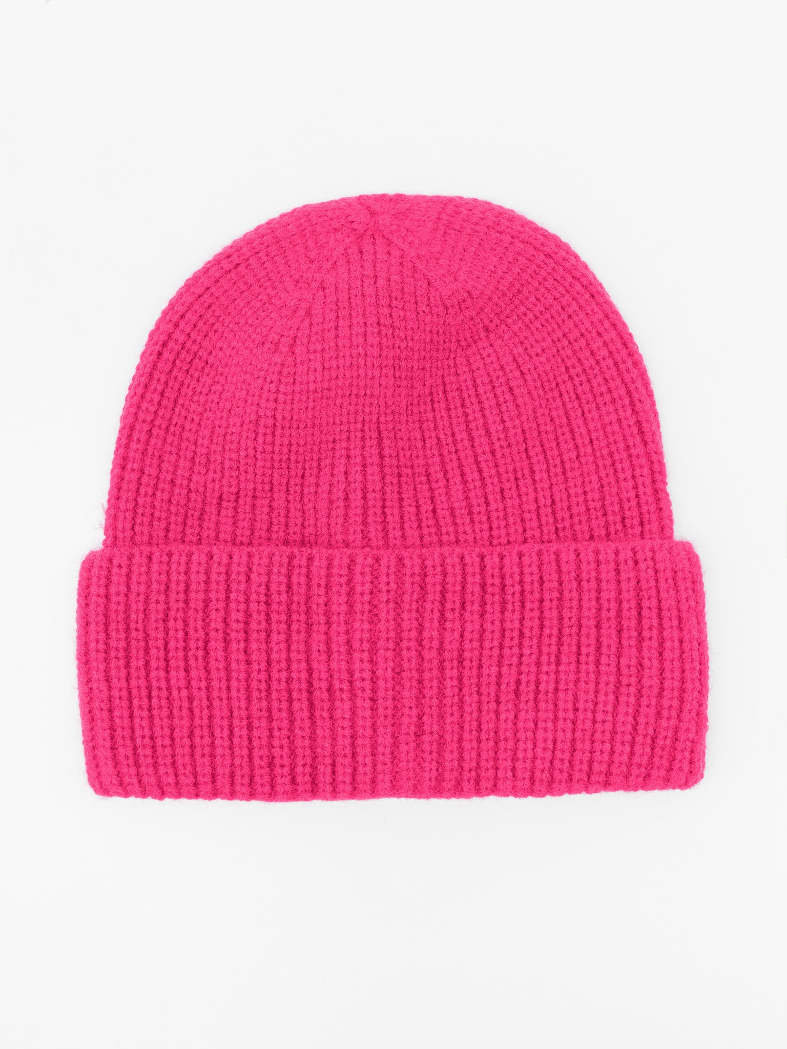 Turn-up knit beanie
