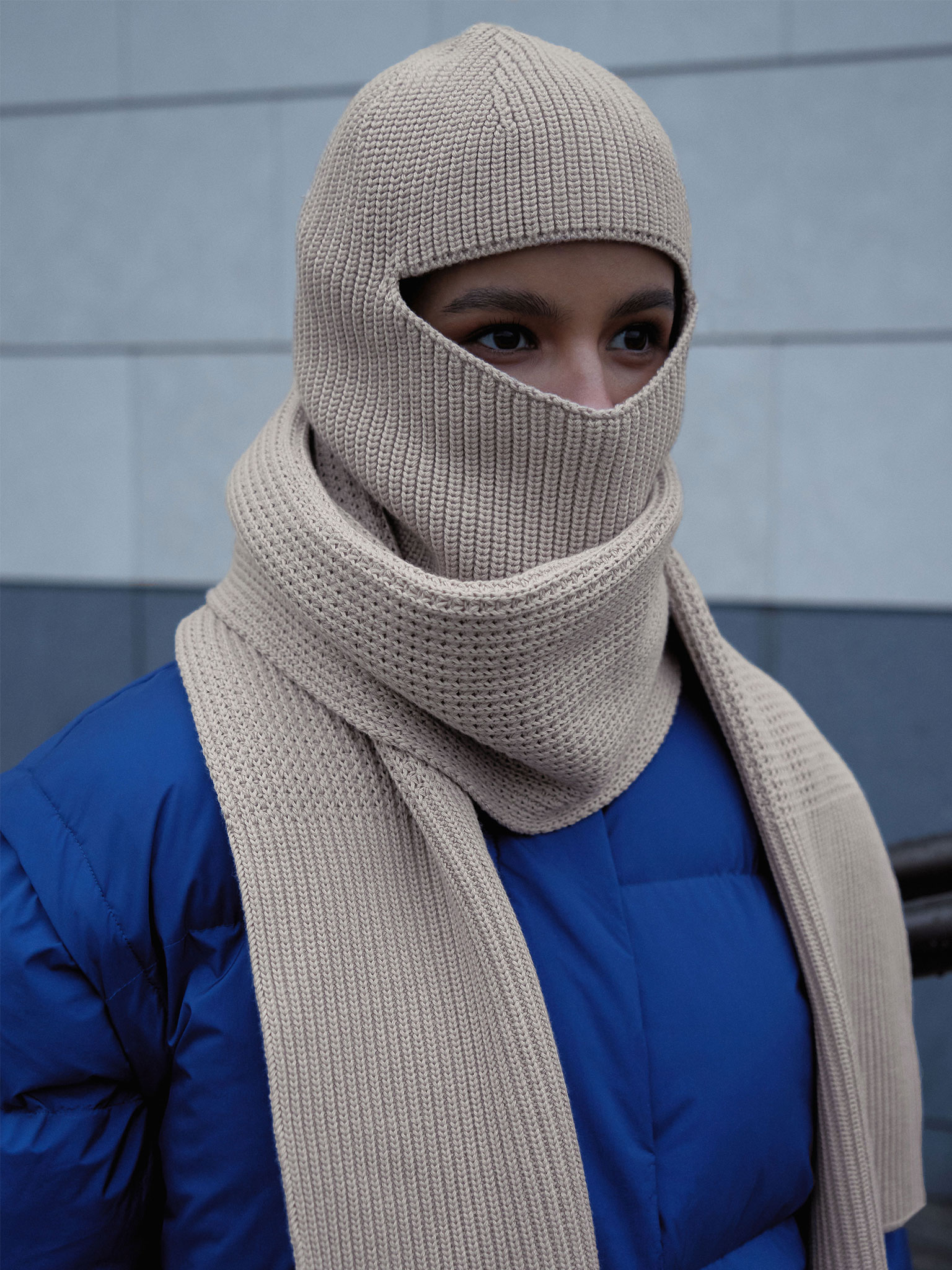 Балаклава крупной вязки