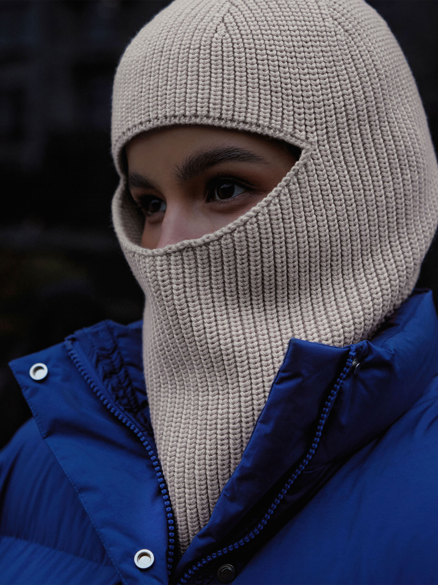 Балаклава крупной вязки