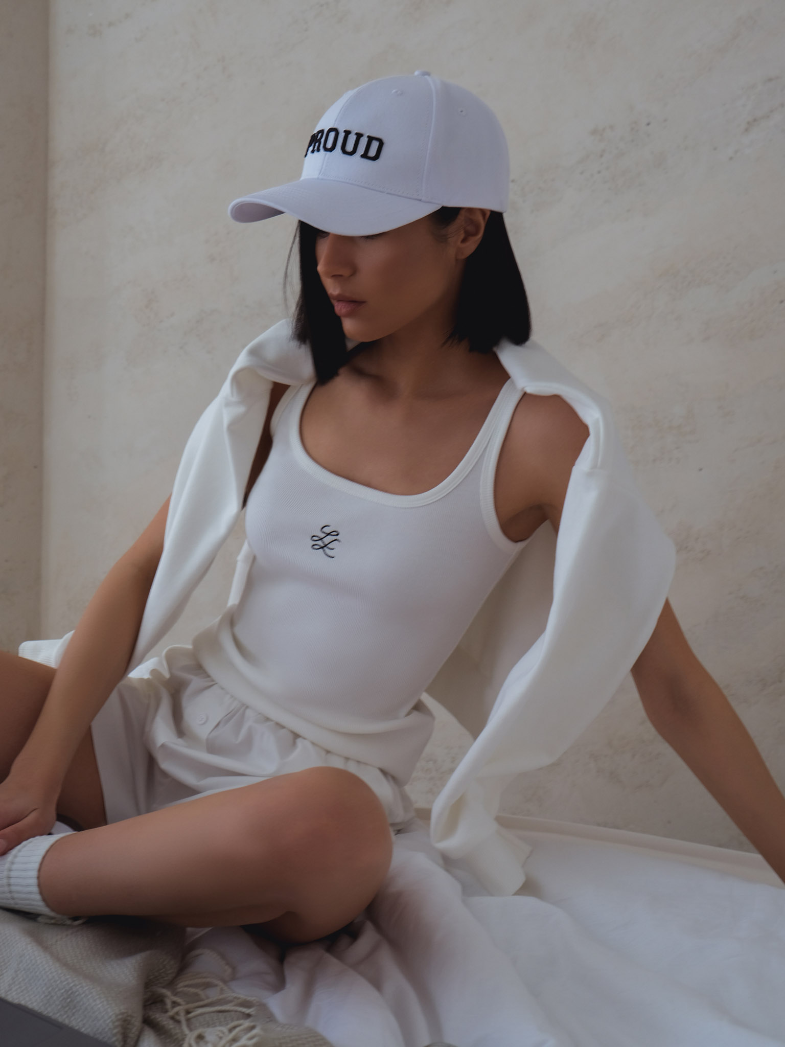 Jersey T-shirt with monogram