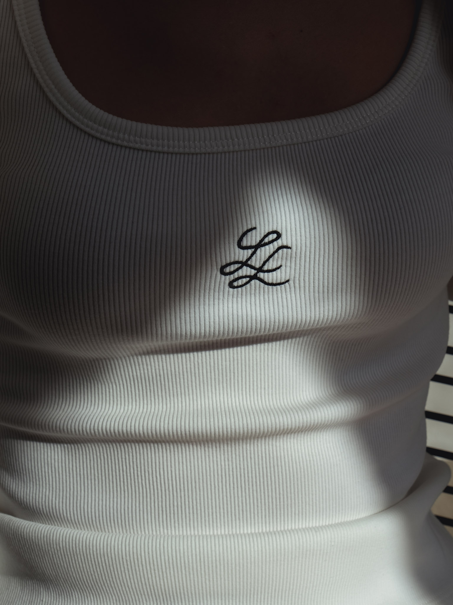 Jersey T-shirt with monogram