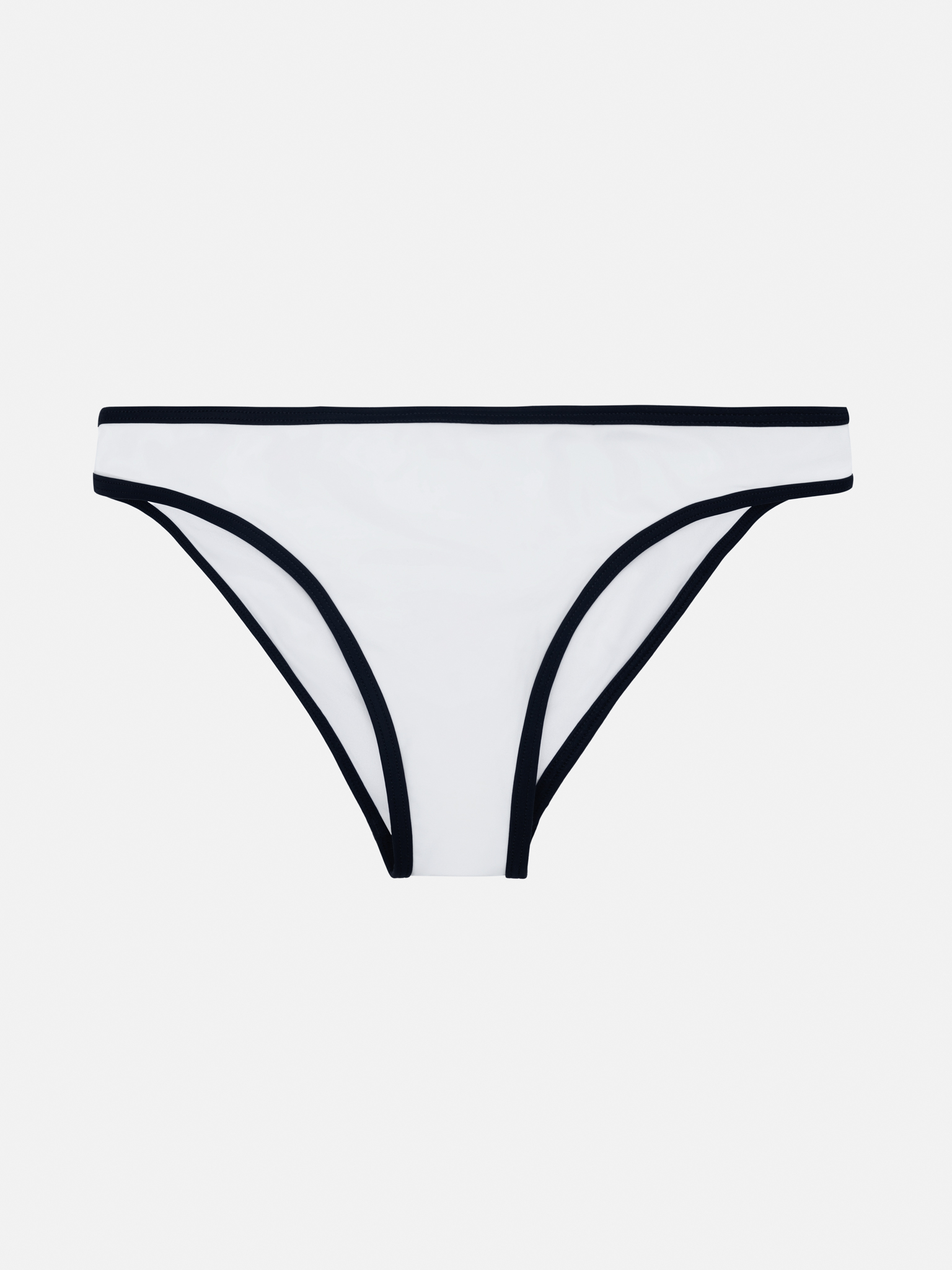 Bikini bottoms with contrasting edge