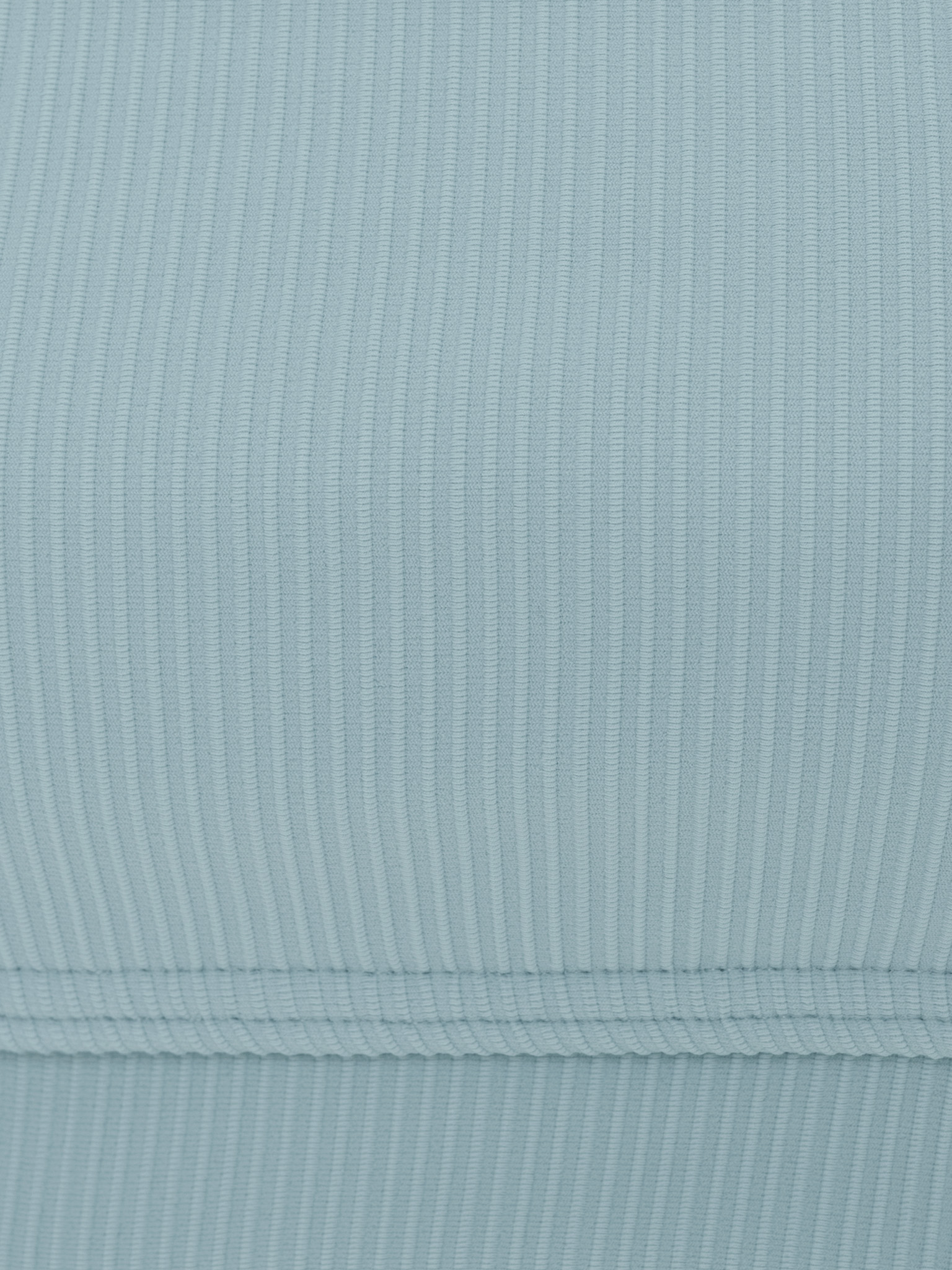 Ribbed wide-strapped bikini top