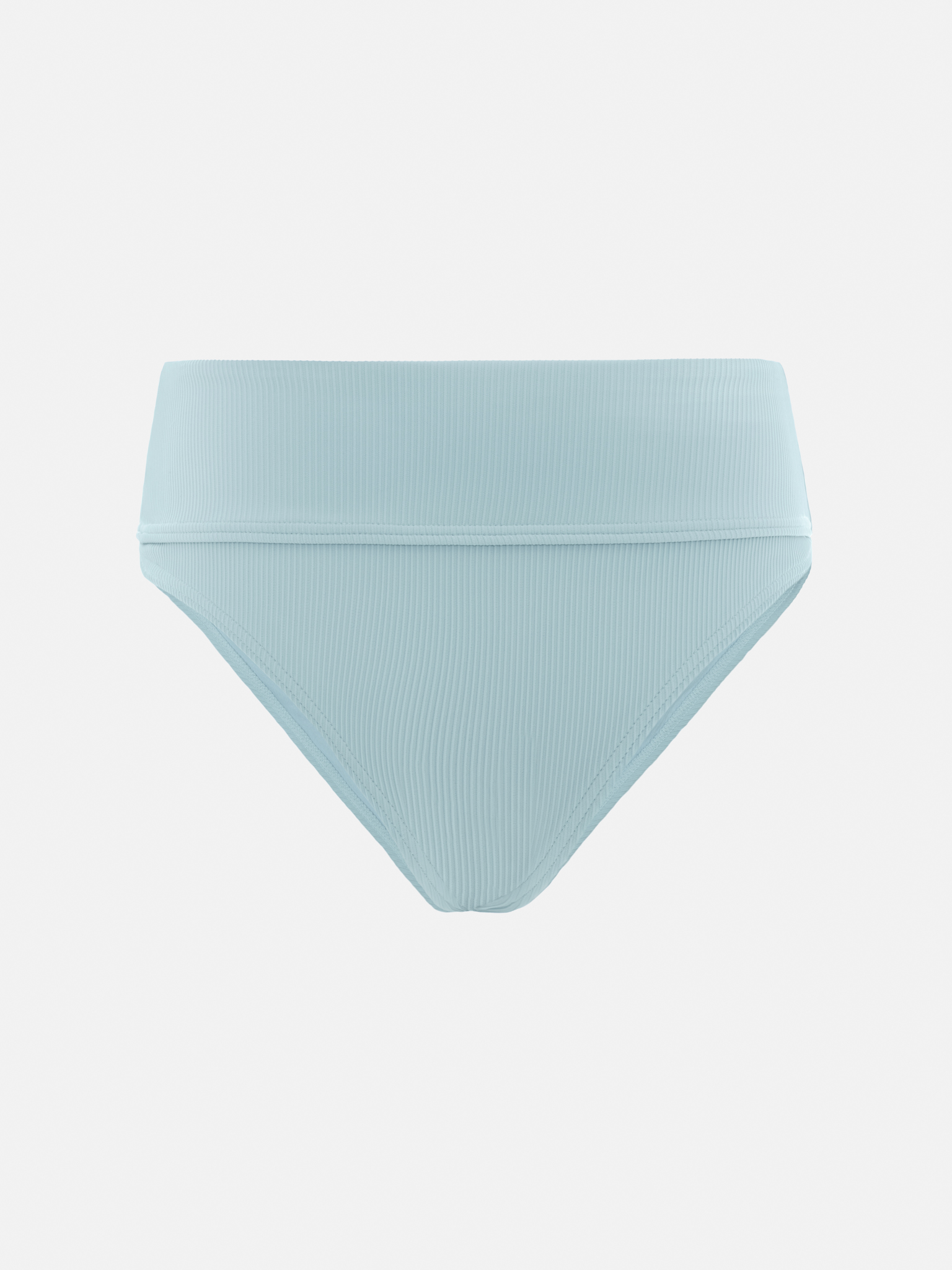 Culotte de bain côtelés à taille haute