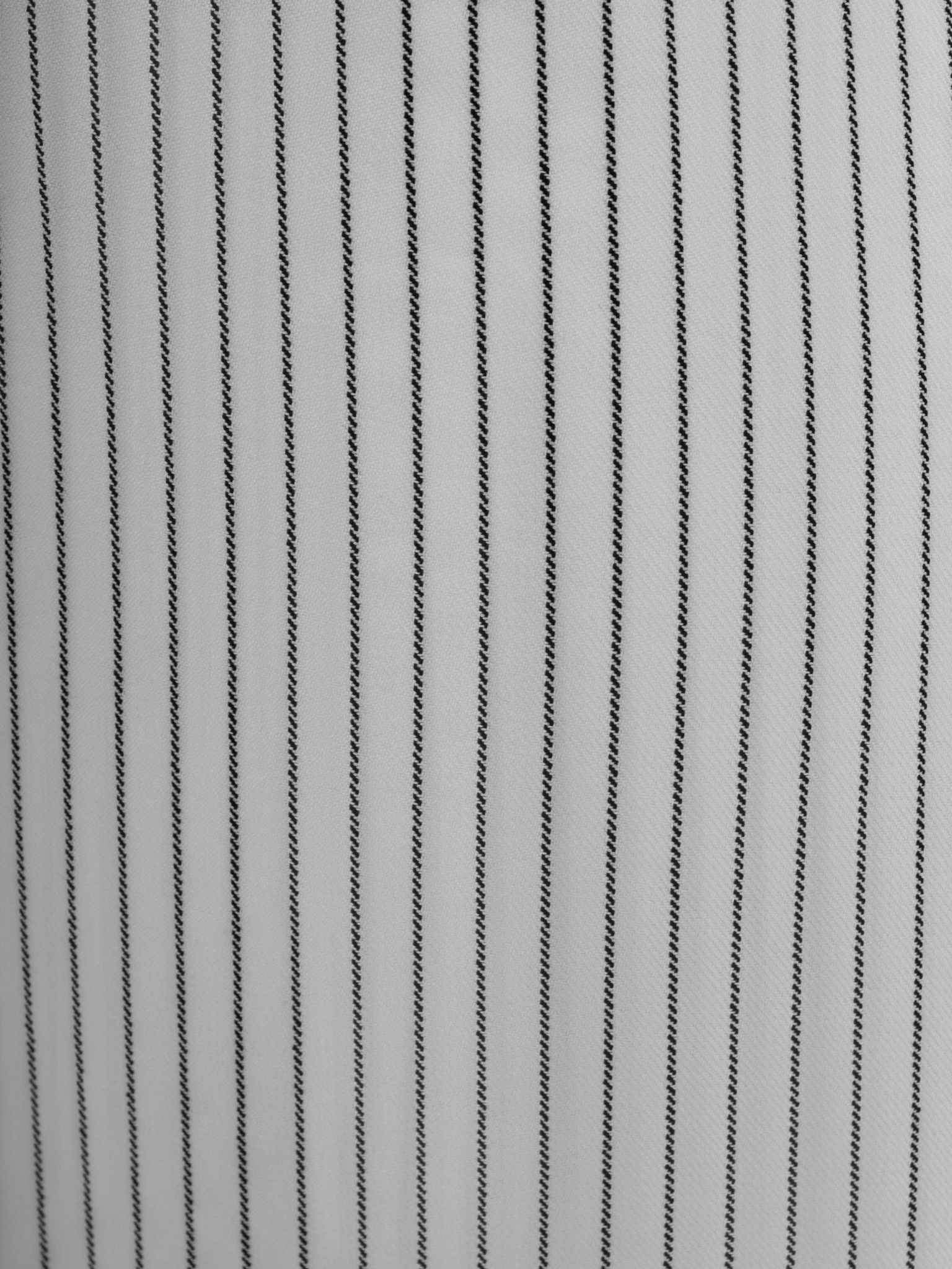 Thin-striped trousers with waist pleats