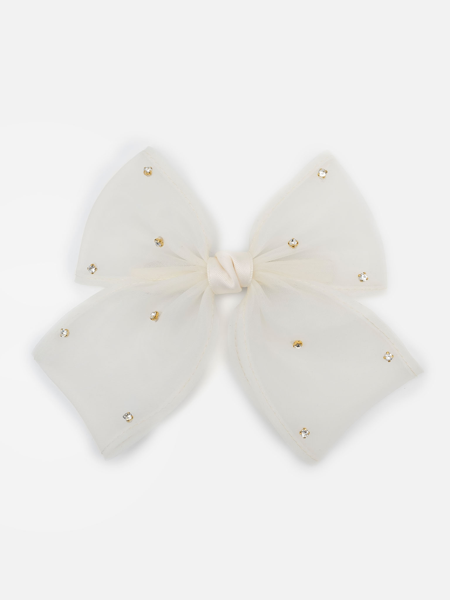 Rhinestone hair bow
