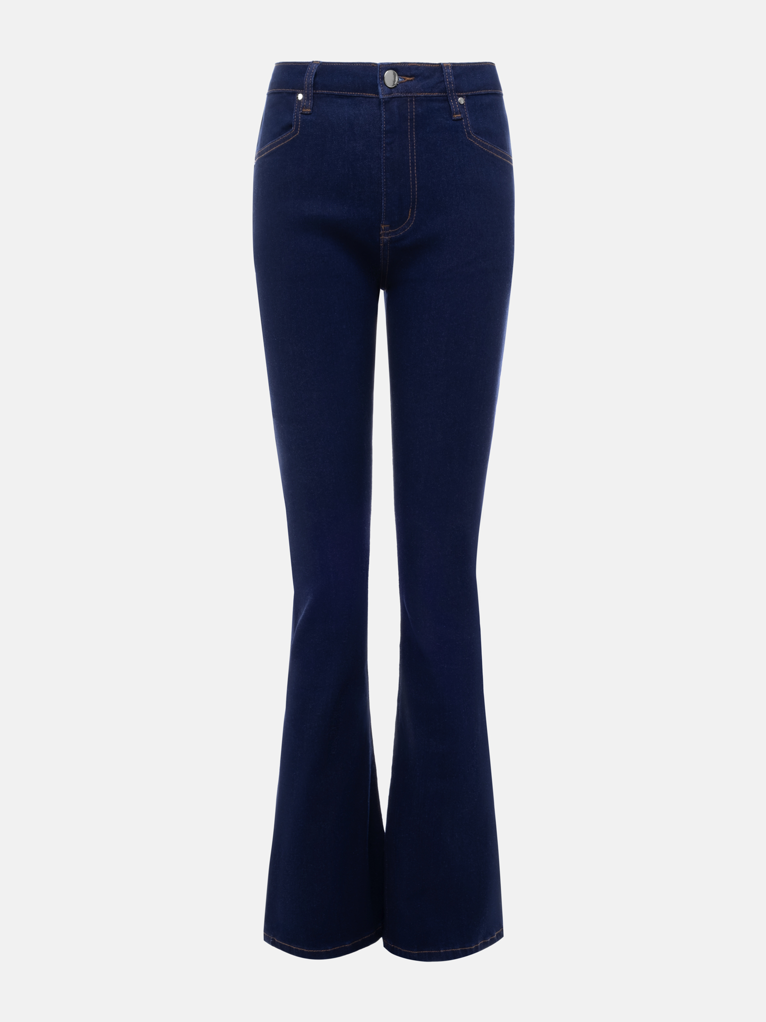 Ausgestellte Jeans mit hohem Bund