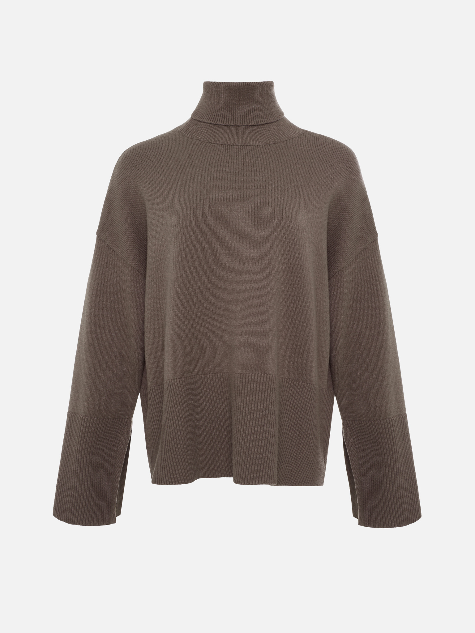 Luźny dzianinowy sweter