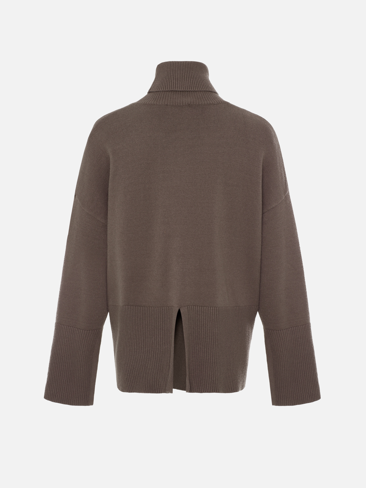 Luźny dzianinowy sweter