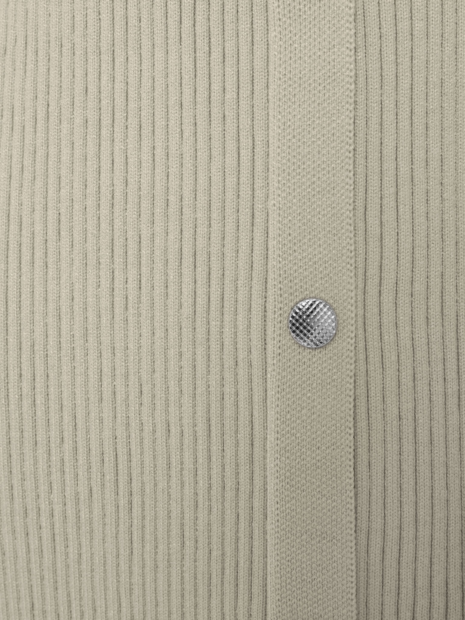 Midi dress from ribbed jersey with snap button