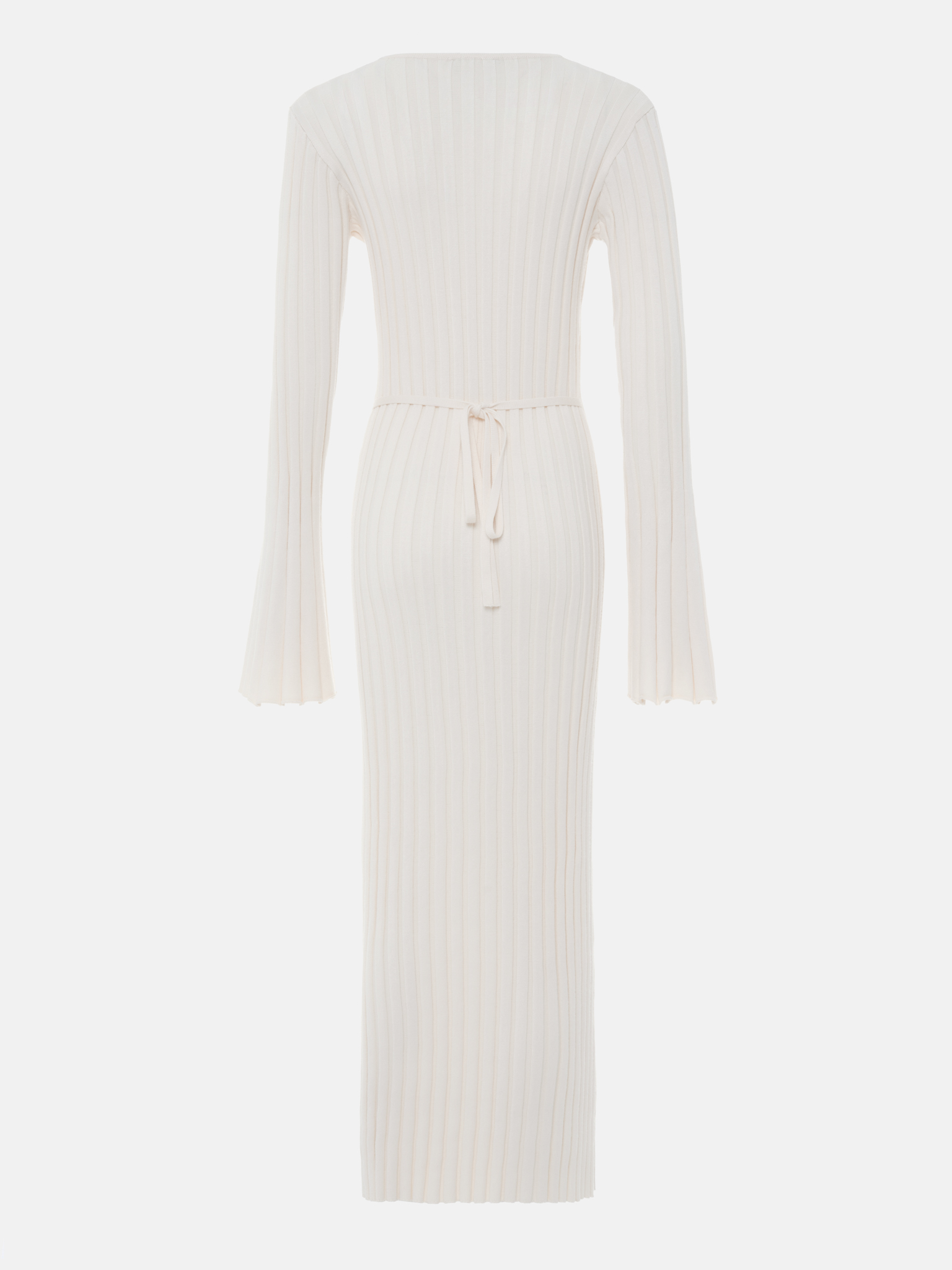 Maxikleid aus geripptem Jersey