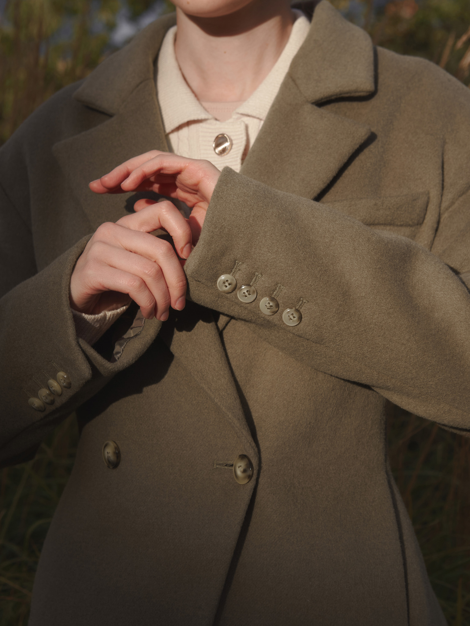 Укороченное пальто-жакет