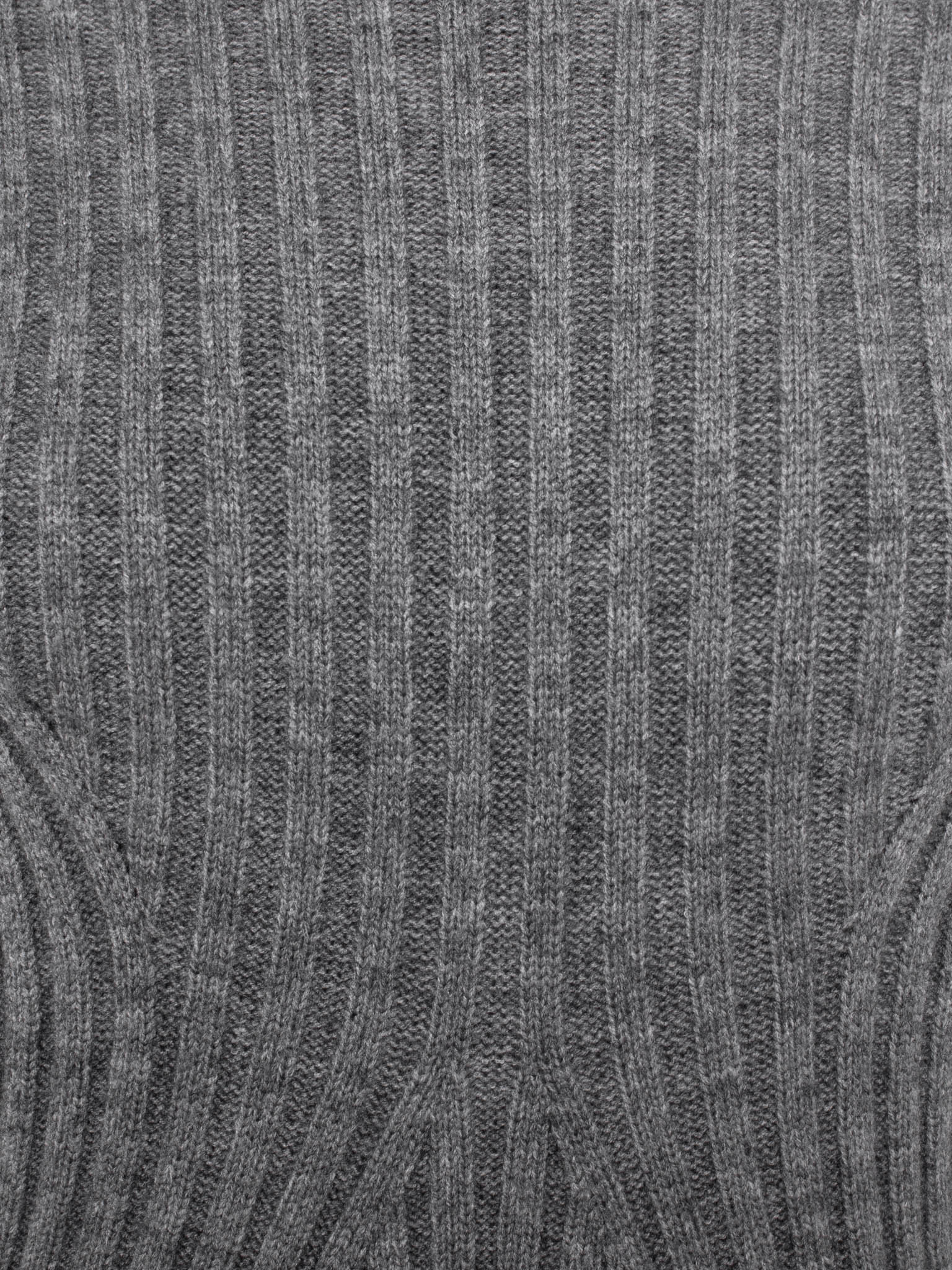 Ribbed jersey A-silhouette mini dress