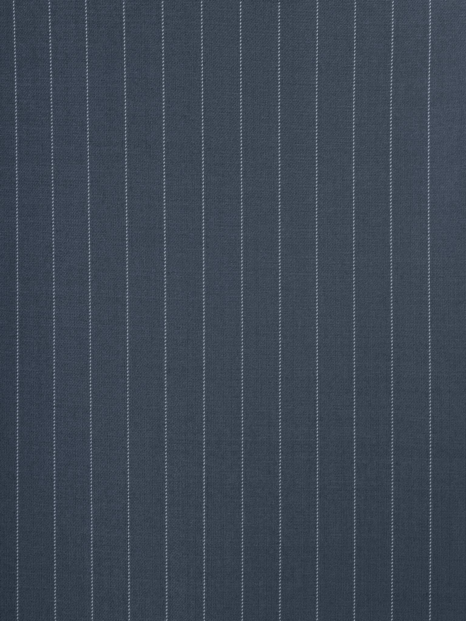 Straight maxi skirt with fine stripes