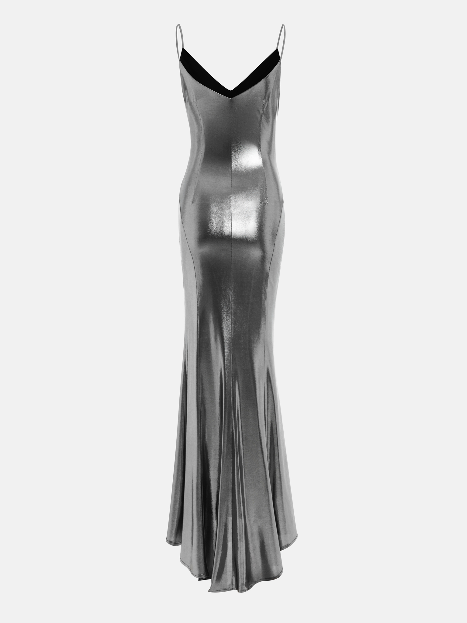 Flowing maxi combination dress