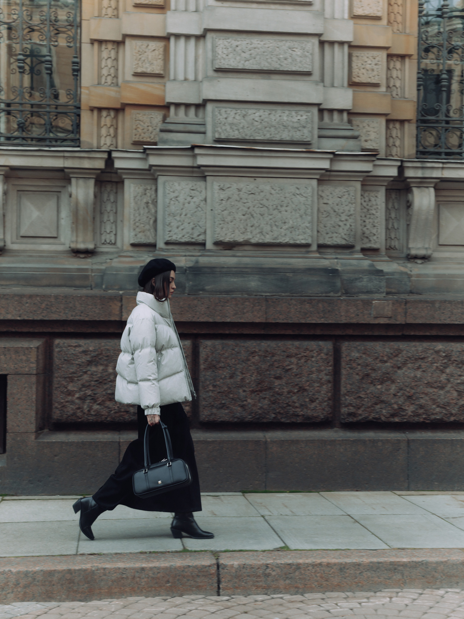 Gerade geschnittene Daunenjacke