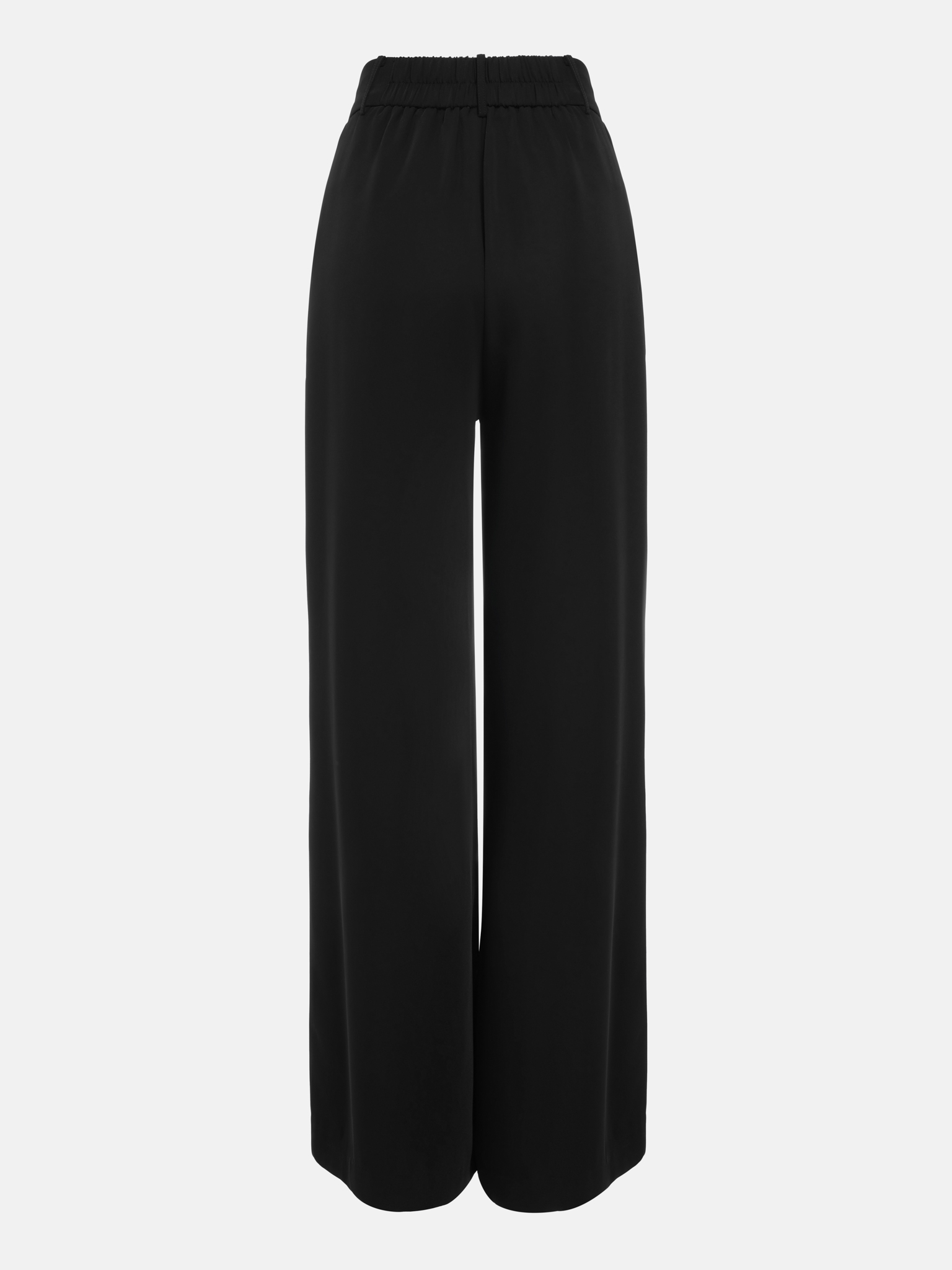 Palazzo trousers with waist pleats